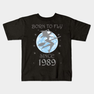 BORN TO FLY SINCE 1949 WITCHCRAFT T-SHIRT | WICCA BIRTHDAY WITCH GIFT Kids T-Shirt